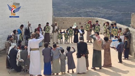 وقفات حاشدة في المحويت رفضا لمؤامرات العدو الصهيوني التي تستهدف دول المنطقة