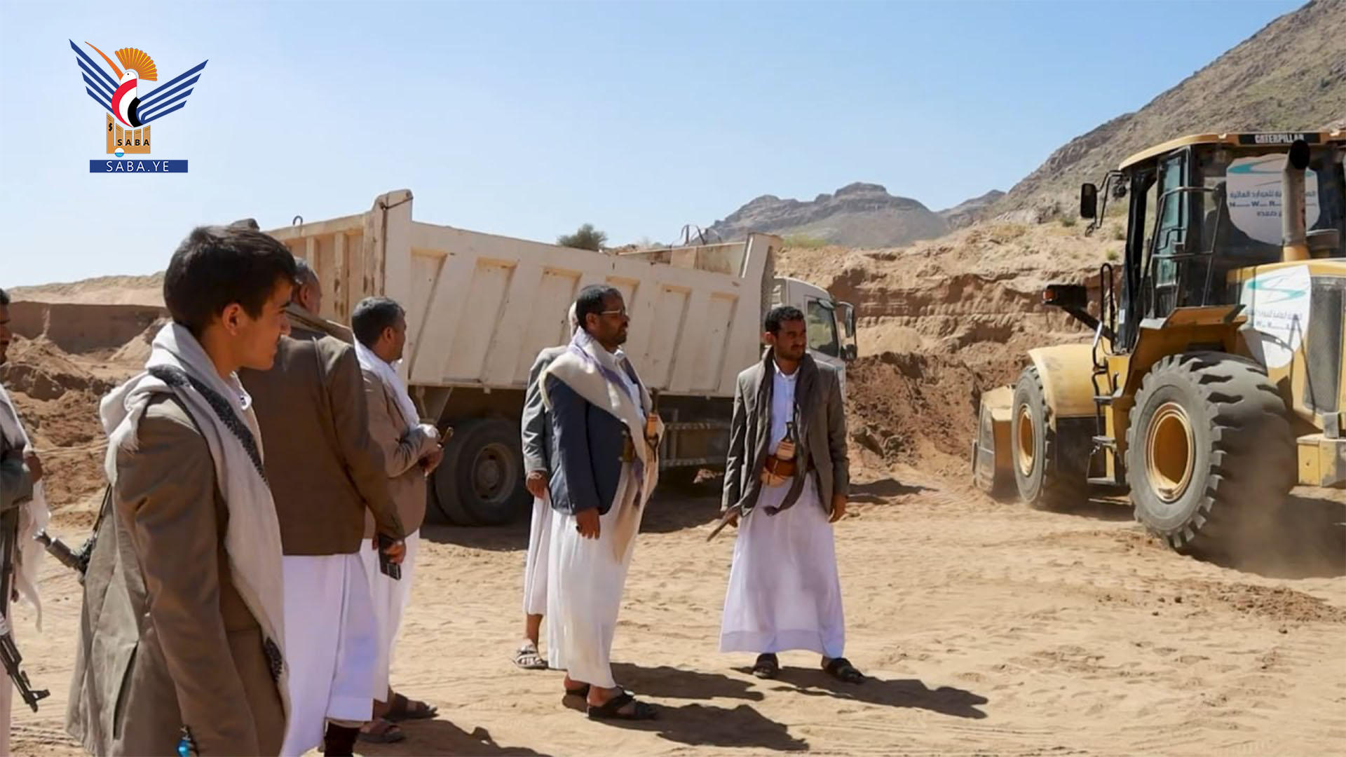 محافظ صعدة يتفقد سير العمل بالمرحلة الثانية من مشروع بحيرة "فَلَّه" بصعدة