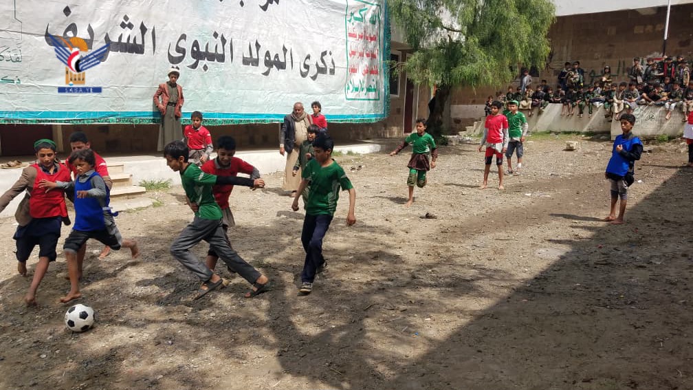 تدشين دوري المولد النبوي لكرة القدم في الحيمة الداخلية بصنعاء تدشين دوري المولد النبوي لكرة القدم في الحيمة الداخلية بصنعاء
