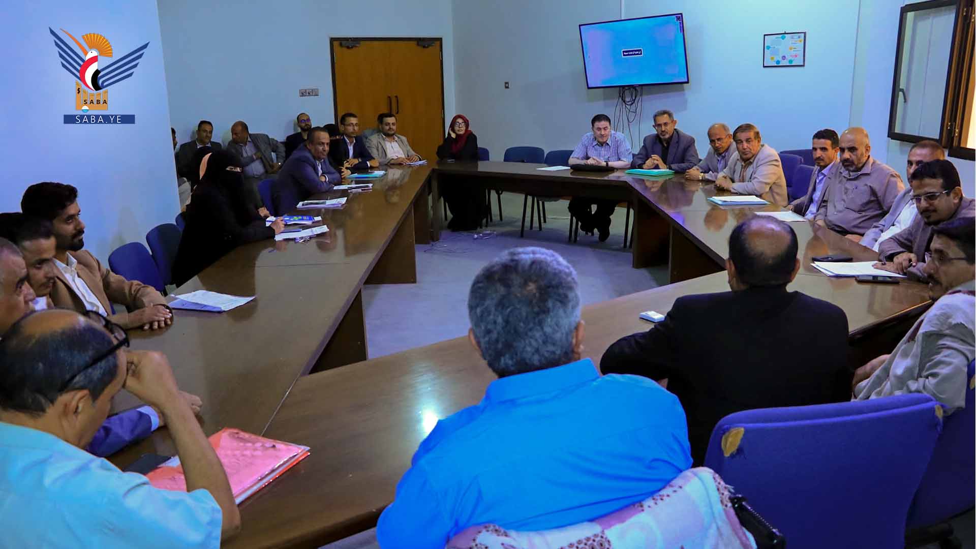 مناقشة جهود لجان الاعتماد الدولي الطبي بكلية الطب بجامعة صنعاء