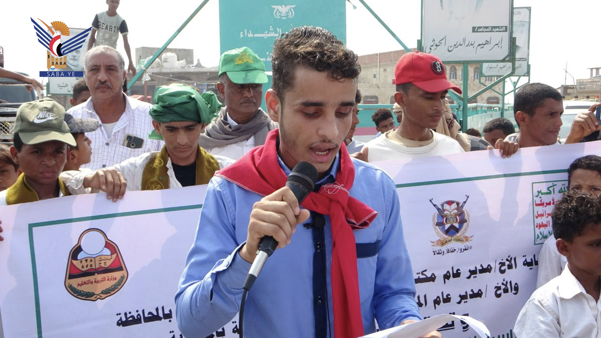 الحديدة.. مسيرة طلابية بالقناوص بذكرى المولد النبوي وتضامناً مع فلسطين