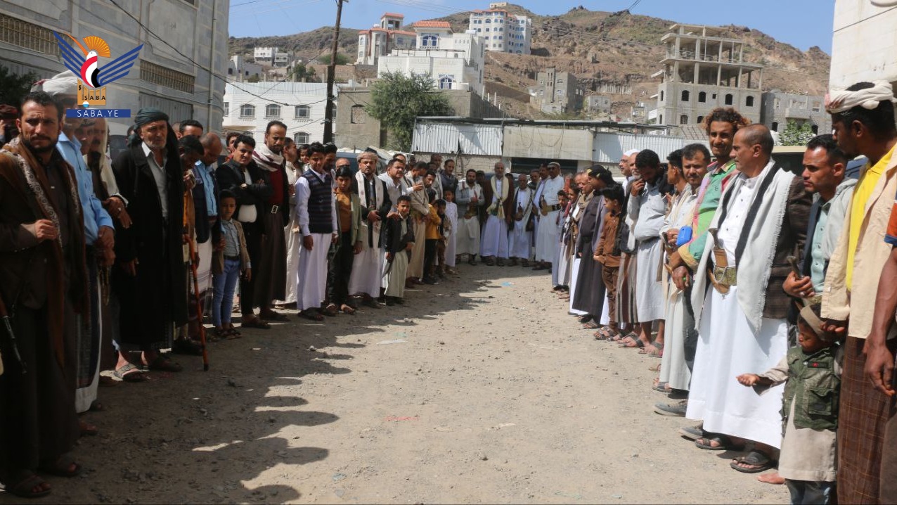وقفات بمحافظة تعز تنديدًا بالجرائم الصهيونية واستمرار مؤامراته على المنطقة