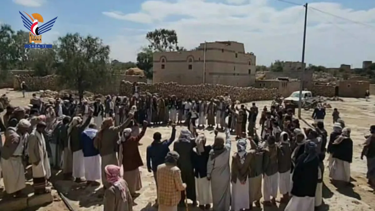 عمران.. وقفات شعبية تؤكد استمرار النفير وتحذّر من عواقب التهديدات السعودية