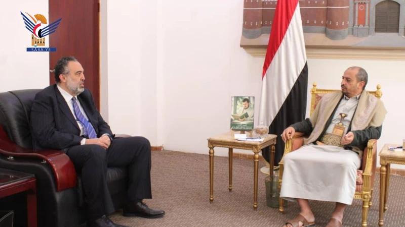 نائب وزير الخارجية يلتقي مدير مكتب المبعوث الأممي إلى اليمن