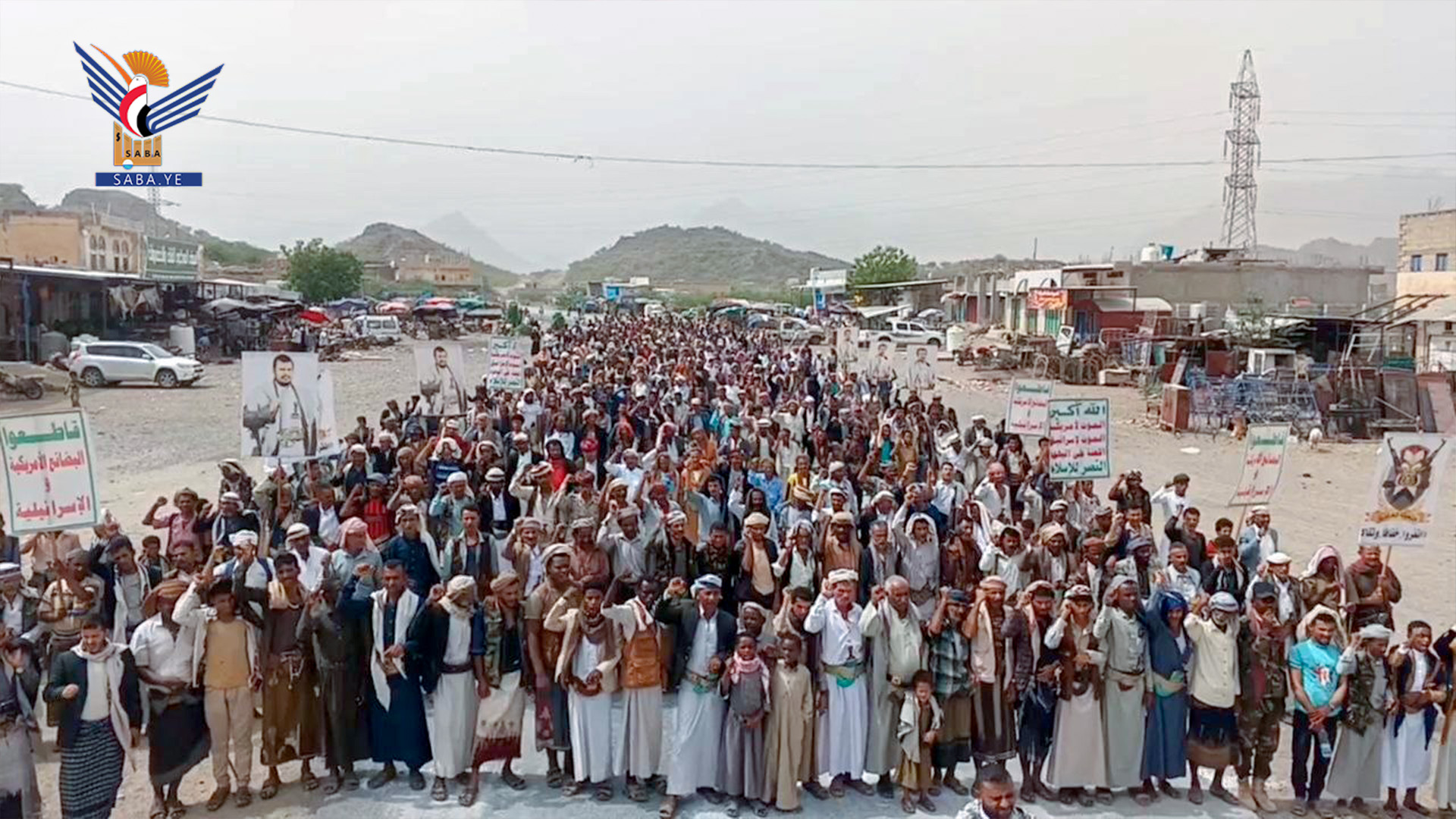 مسيرات حاشدة بريمة نصرة لفلسطين وغزة ورفضاً لصفقات الخداع والخيانة