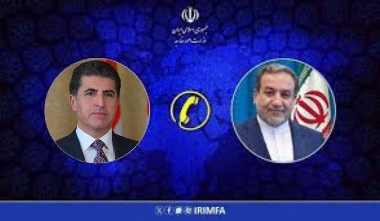 عراقجي وبارزاني يبحثان العلاقات الثنائية والتطورات الإقليمية