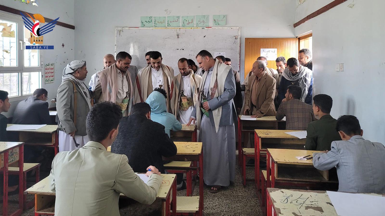 تدشين اختبارات الشهادة الثانوية العامة في محافظة حجة