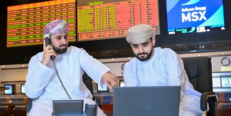 ارتفاع مؤشر بورصة مسقط للأسبوع السابع على التوالي