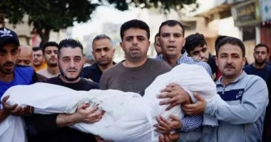 استشهاد 48 فلسطينيا برصاص وقصف العدو الصهيوني في قطاع غزة منذ فجر اليوم