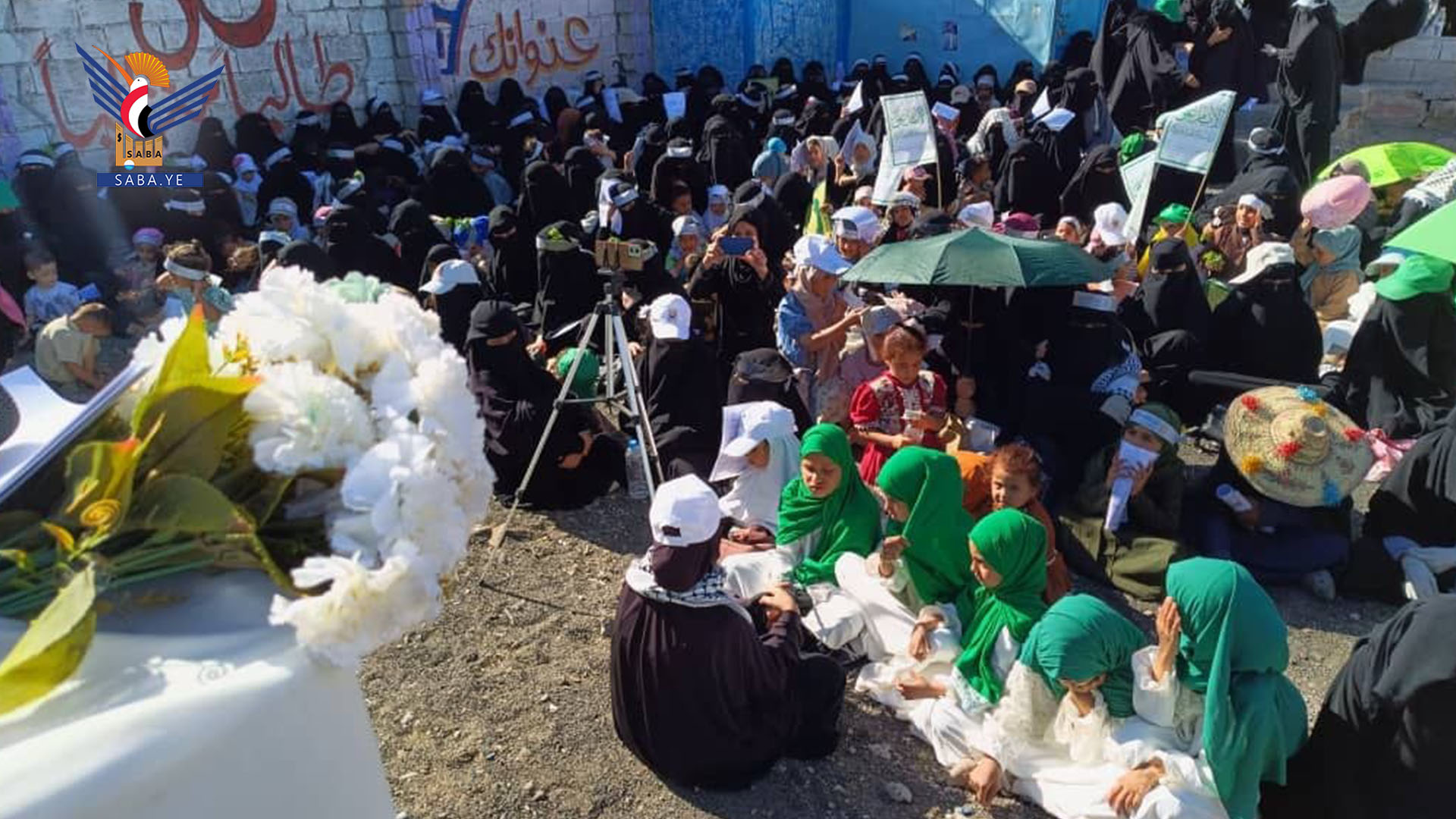 فعالية ووقفة للهيئة النسائية في مديرية التعزية بذكرى يوم الولاية