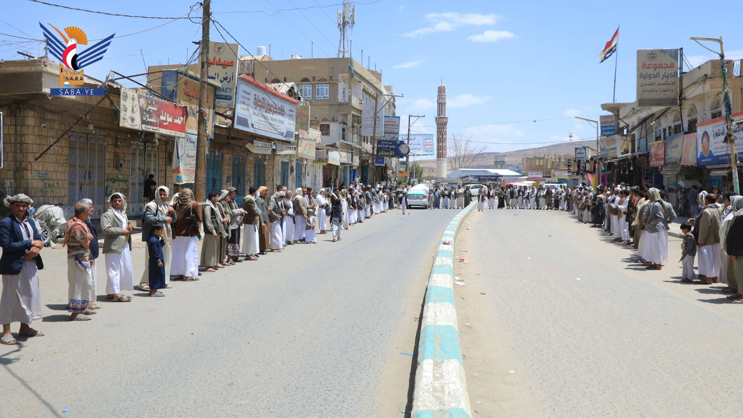 وقفات شعبية في صعدة تأكيدًا على الجهوزية واستمرارًا للتعبئة