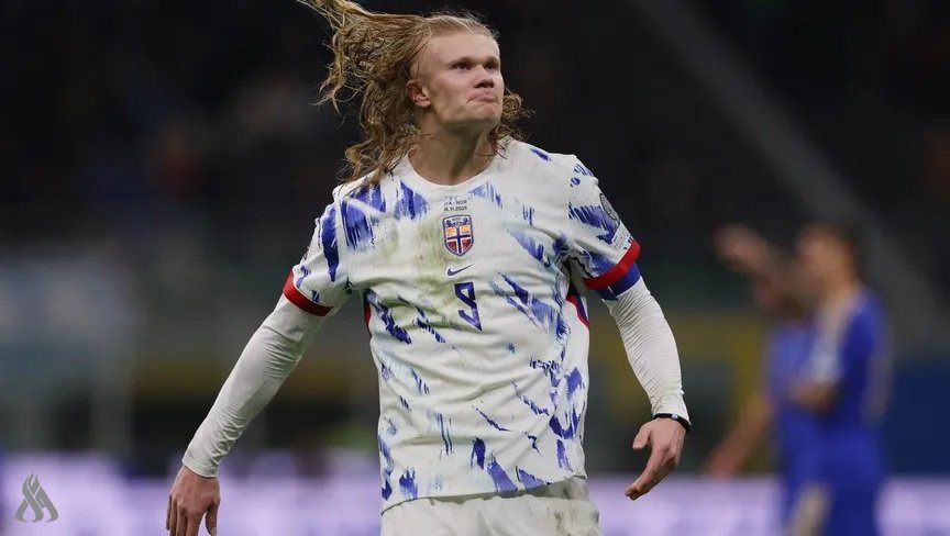 هالاند يعادل رقم ليفاندوفسكي في تصفيات كأس العالم