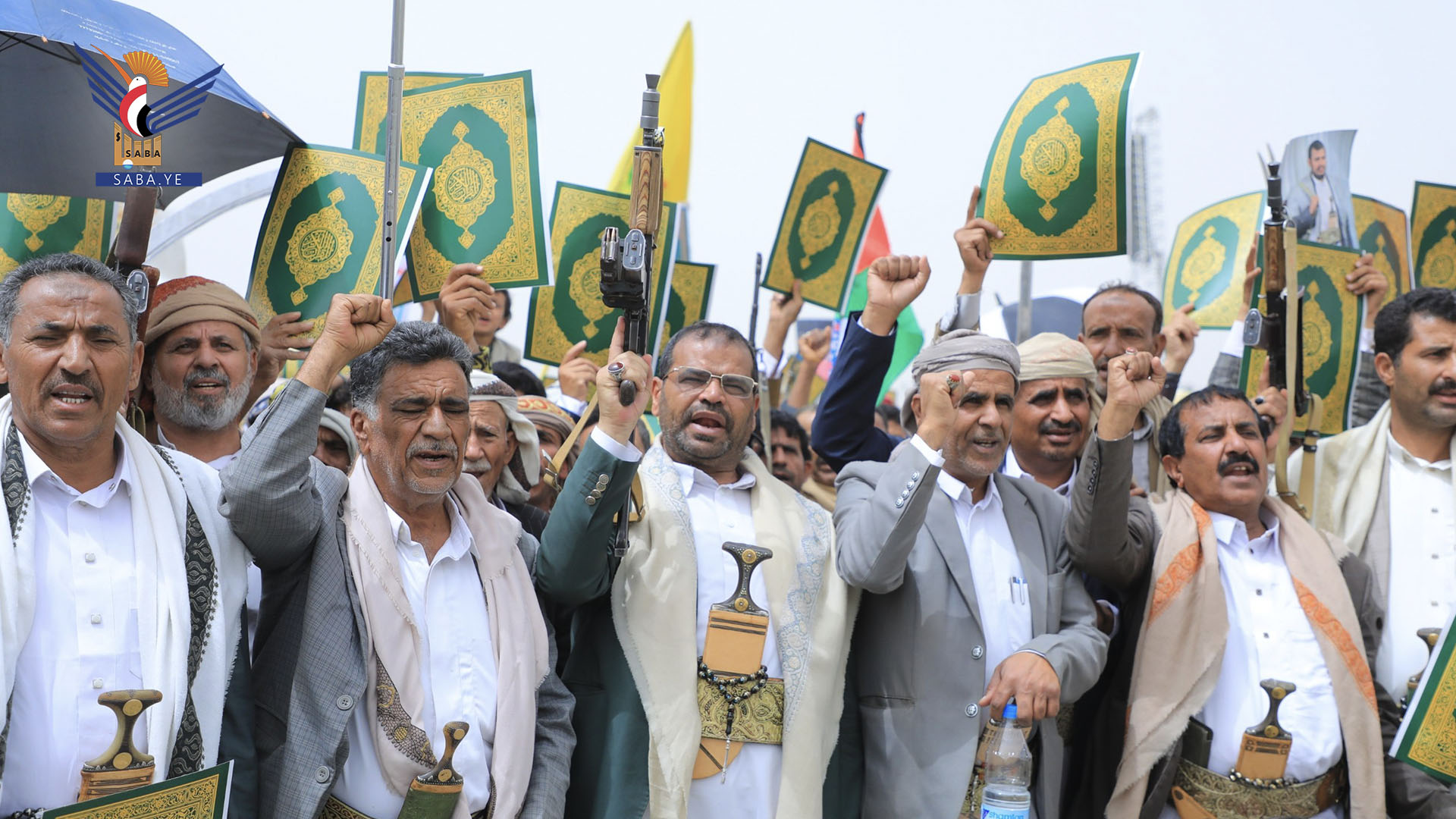 مسيرات حاشدة بصعدة نصرة للقرآن والمقدسات وتأكيداً على الجاهزية