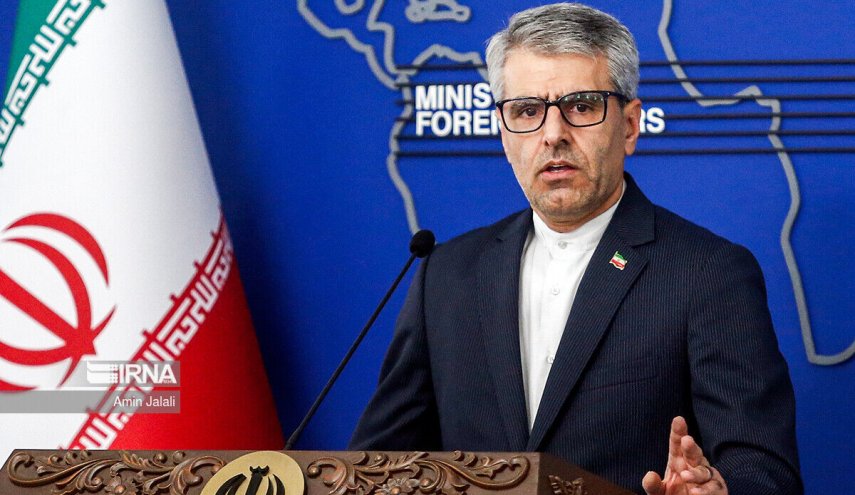 "بقائي" يهنئ بيوم الجيش الإيراني ويحيي ذكرى شهدائه وطاقم المدمّرة دنا