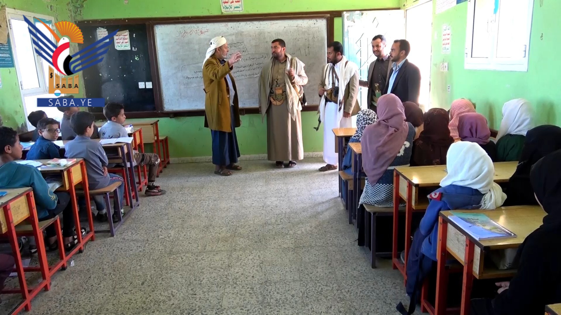 تفقد الأنشطة الصيفية بمديرية الجبين في ريمة