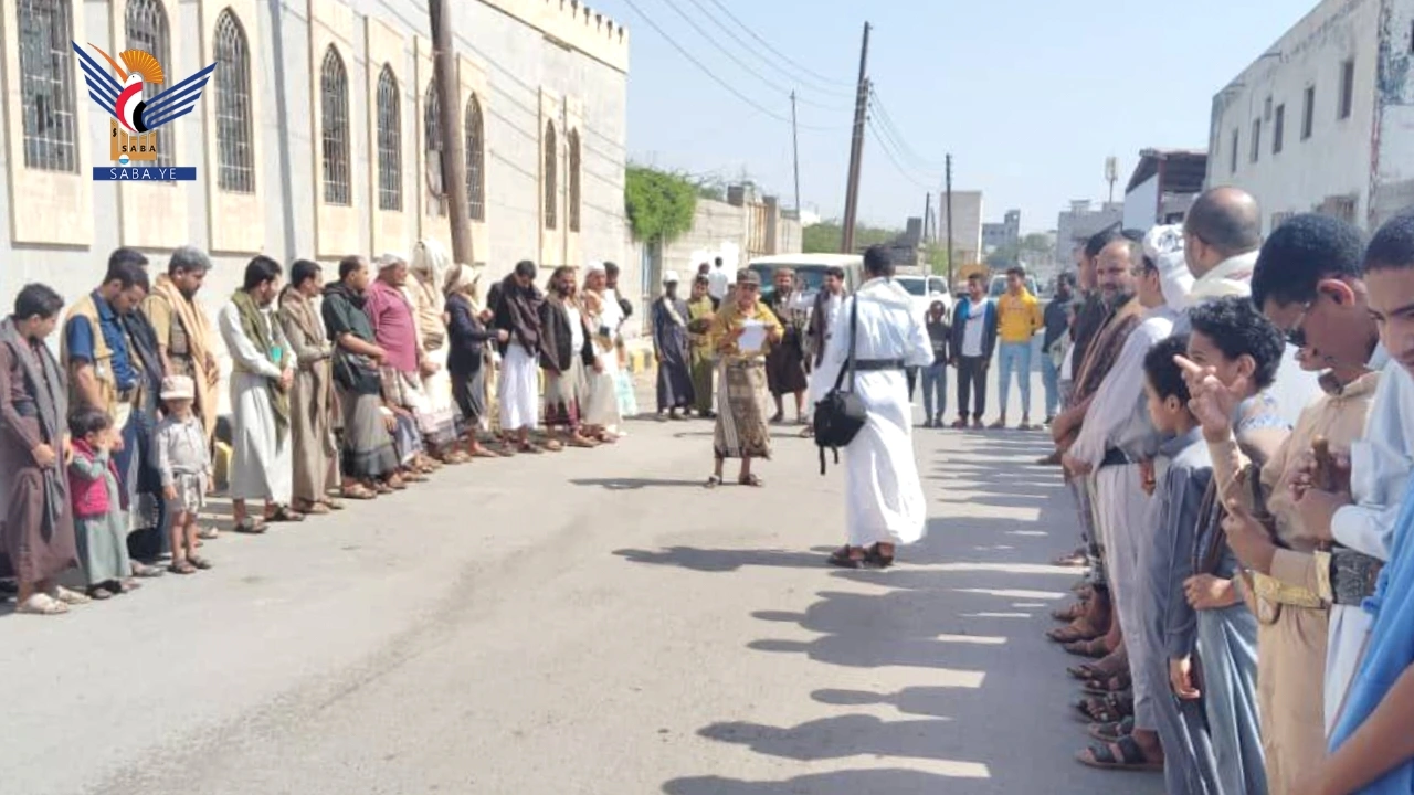 وقفات في الحديدة تأكيداً على استمرار التعبئة والاستعداد للجولة القادمة