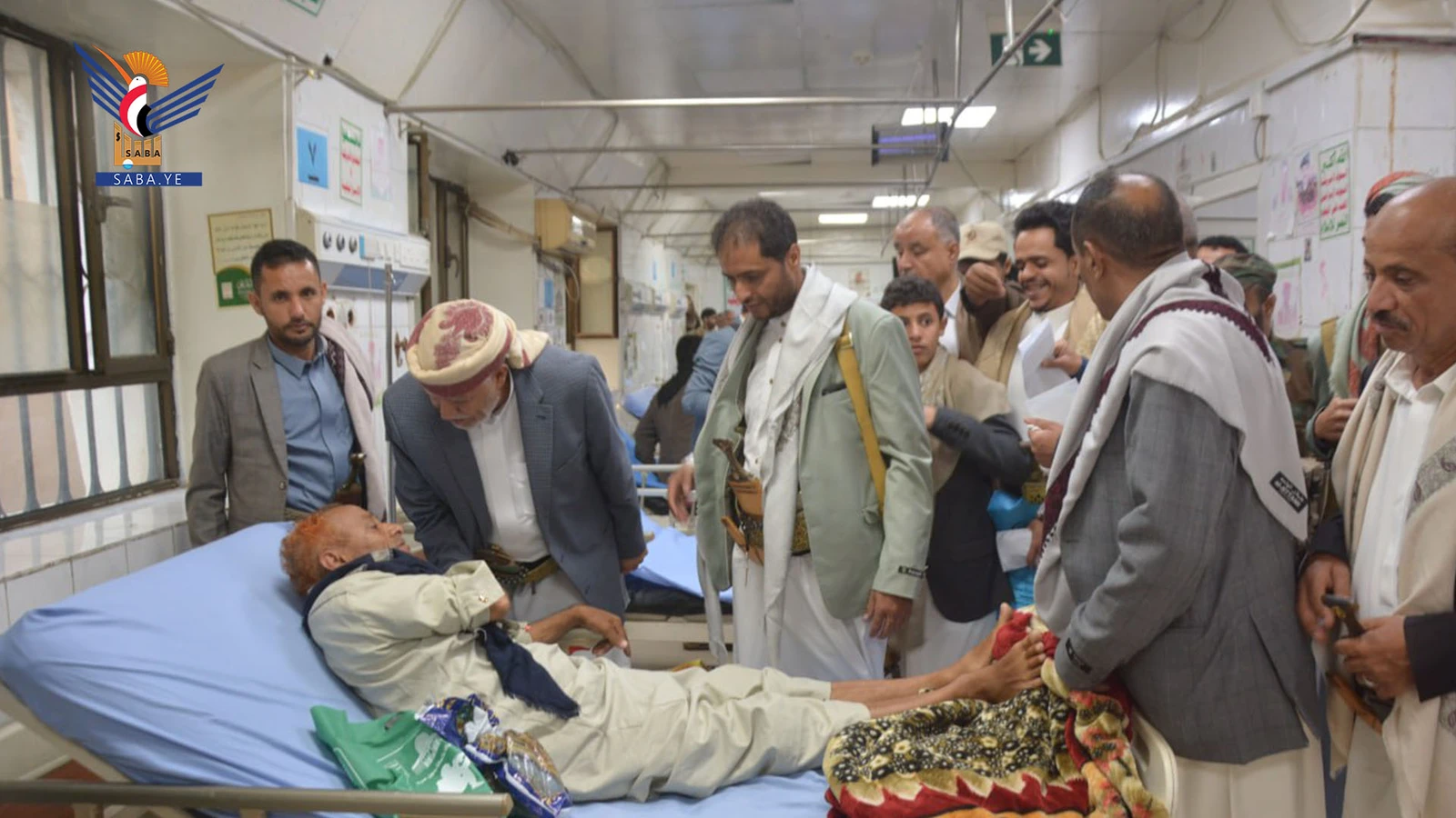 محافظ إب يتفقد الجرحى ومنتسبي الأجهزة الأمنية بمناسبة عيد الاضحى 