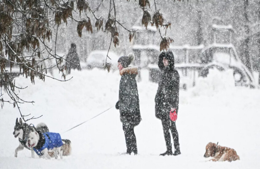 عاصفة موسكو الثلجية تاريخية تحطم أرقاما قياسية عمرها 56 عاما
