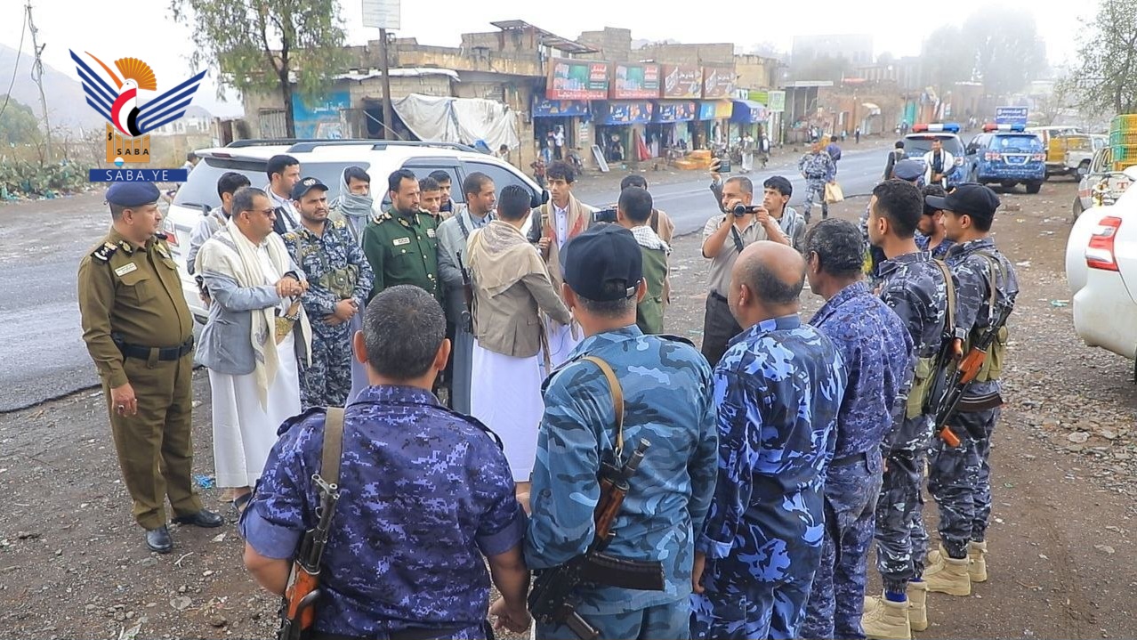 زيارات عيدية للمرابطين في عدد من النقاط الأمنية بمحافظة إب