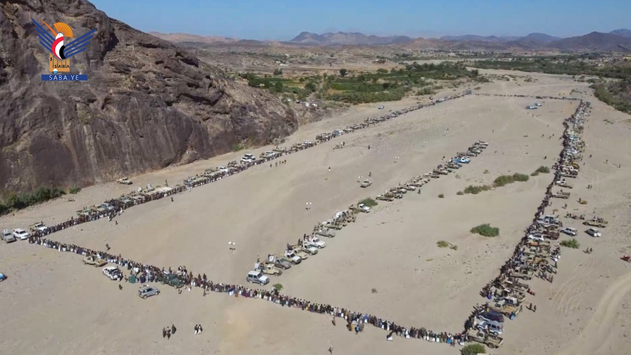 قبائل مديرية بكيل السواد بعمران تعلن النفير والجهوزية لمواجهة العدو