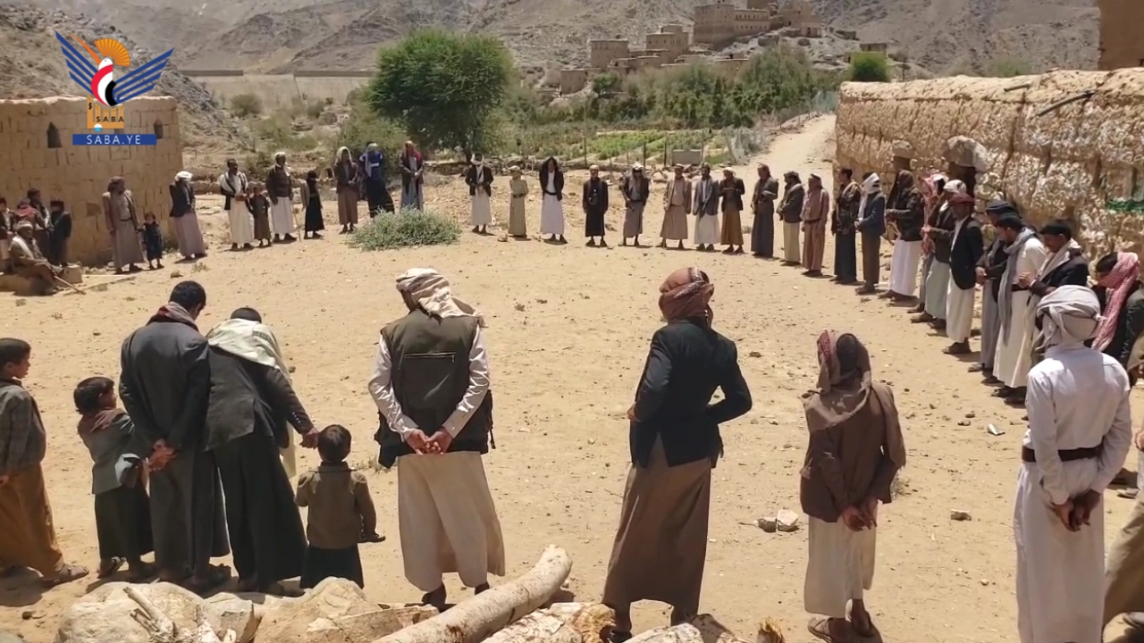 وقفات شعبية في مأرب​ نصرة لفلسطين ولبنان وإعلانًا للجهوزية لأي خيارات
