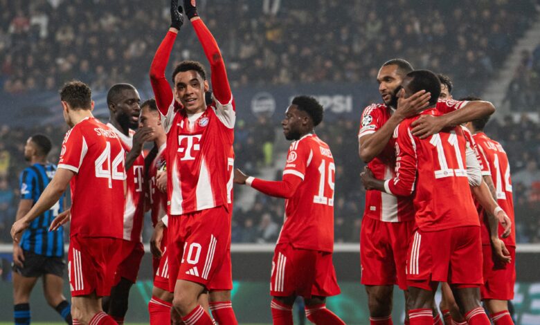 بايرن ميونخ يتغلب على أتالانتا في دوري أبطال أوروبا   