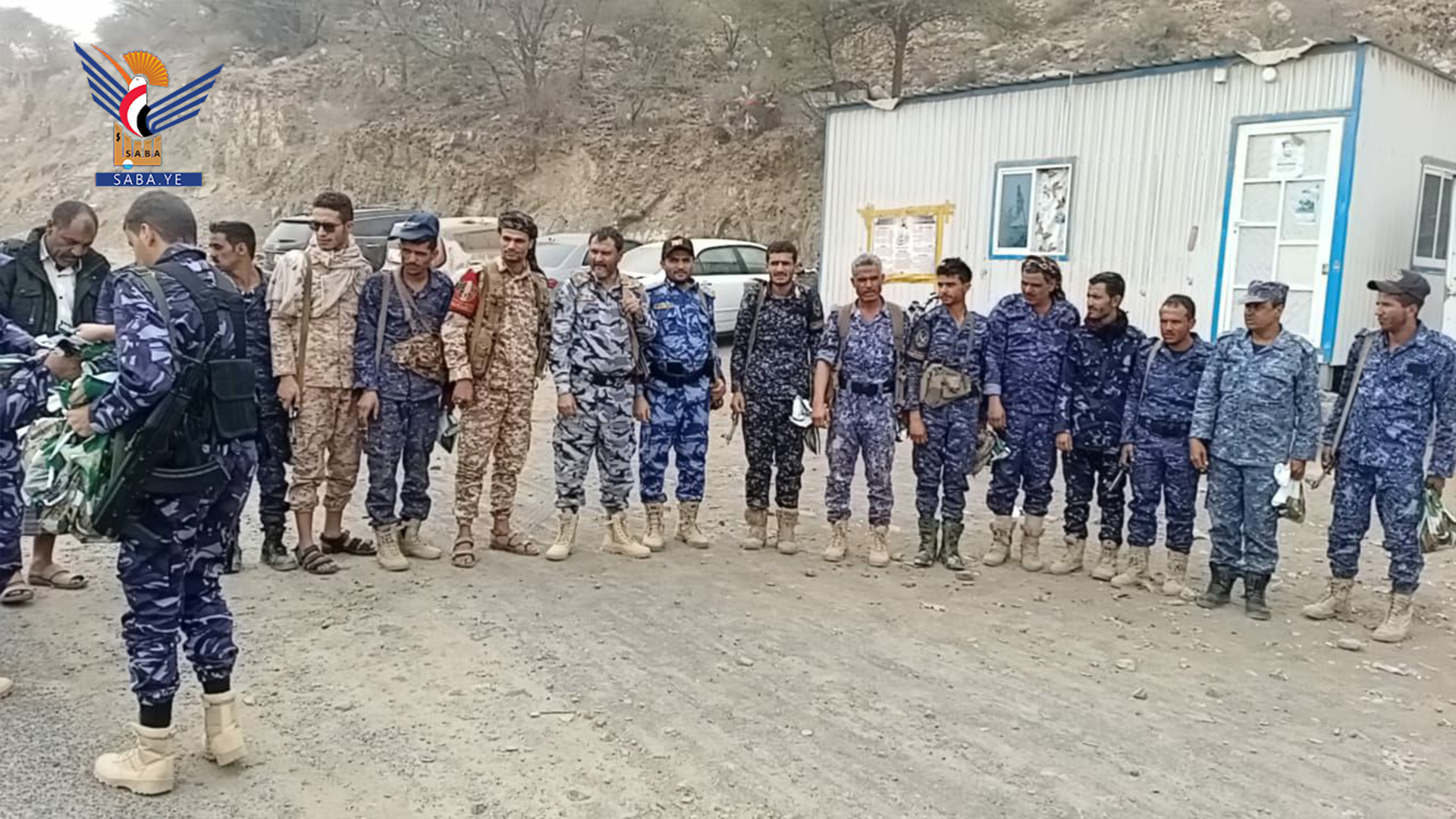 تفقد أحوال المرابطين في النقاط الأمنية بمديرية دمت في الضالع