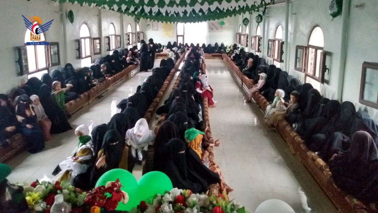حجة .. الهيئة النسائية في المفتاح تحتفي بذكرى المولد النبوي