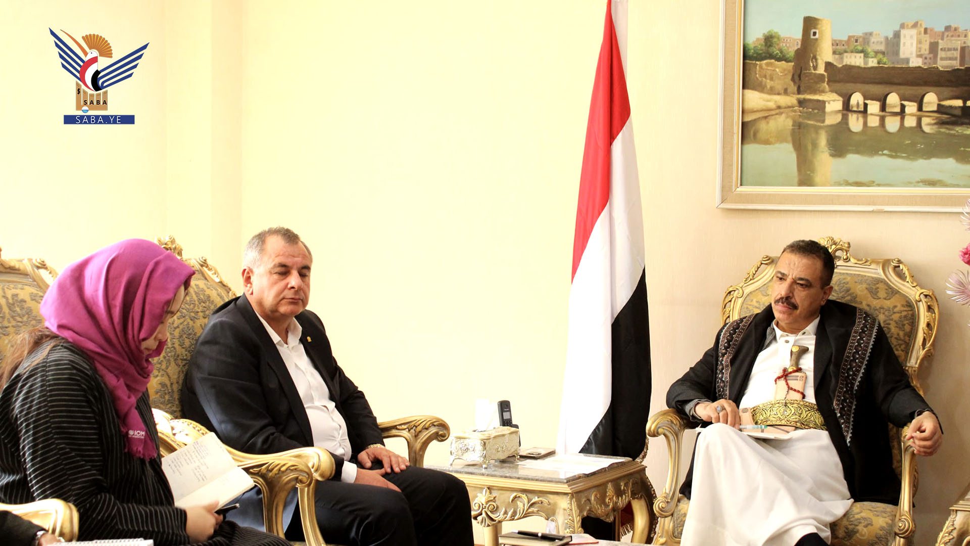 وزير الخارجية يلتقي القائمين بأعمال ممثل مفوضية شؤون اللاجئين ومنظمة الهجرة الدولية