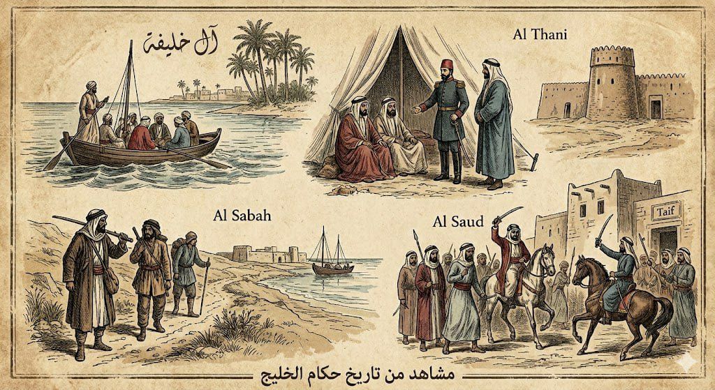 كل حكام الخليج من البدون