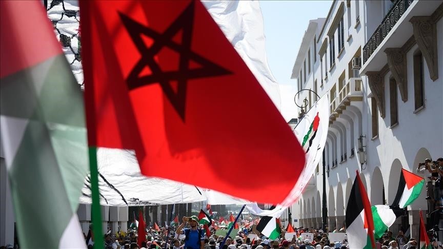 آلاف المغاربة والموريتانيين يتظاهرون للمطالبة بوقف التجويع الإسرائيلي لغزة