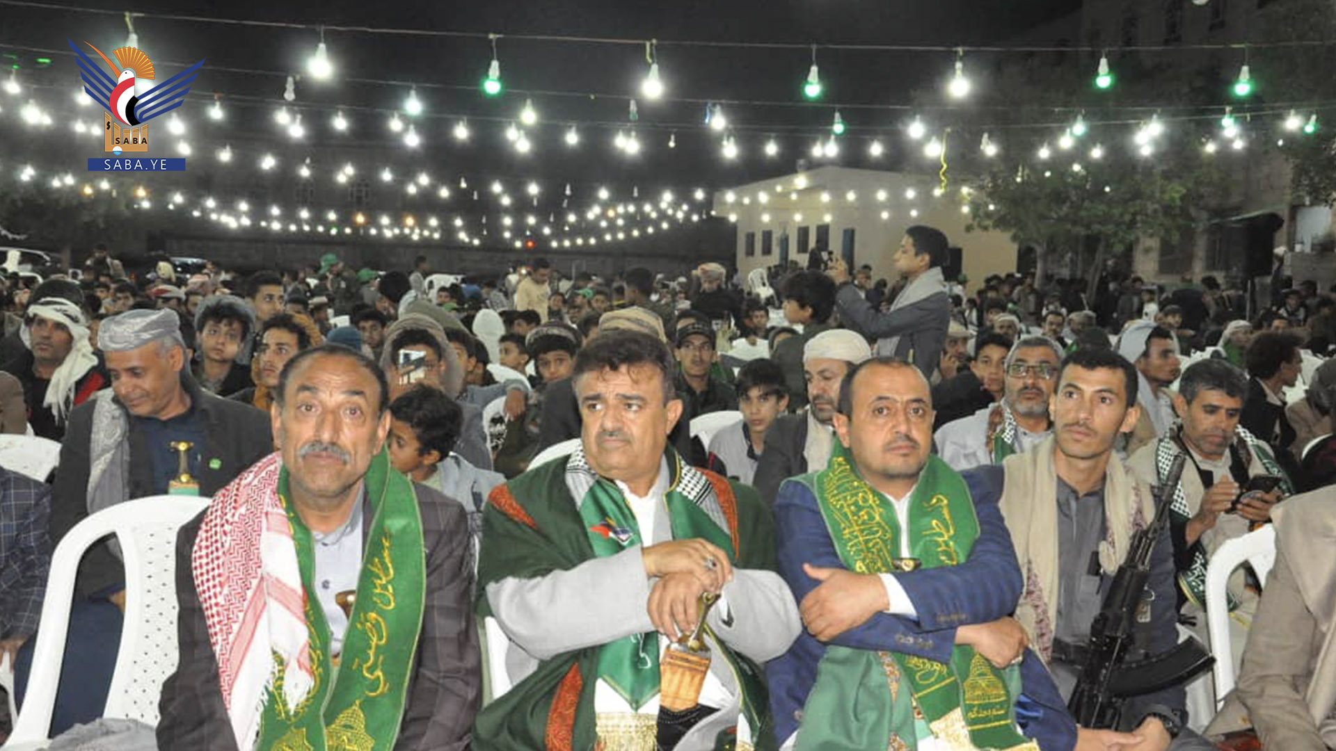 احتفالات بمديرية شعوب في أمانة العاصمة بذكرى مولد الرسول الأعظم