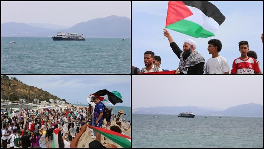 بدء وصول سفن أسطول الصمود العالمي إلى تونس في طريقها إلى غزة