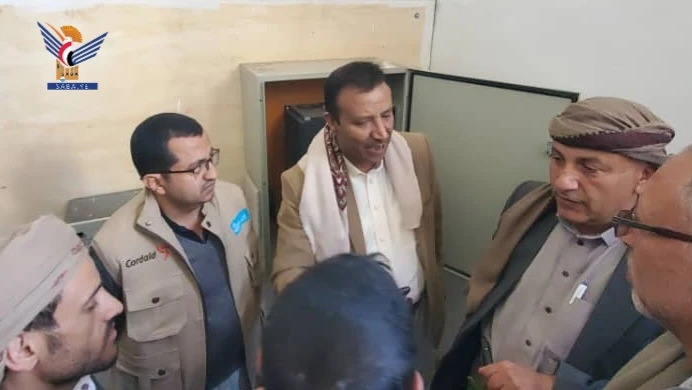 فرع هيئة مشاريع مياه الريف بالمحويت يتسلّّم مشروع إعادة تأهيل عيون سردود