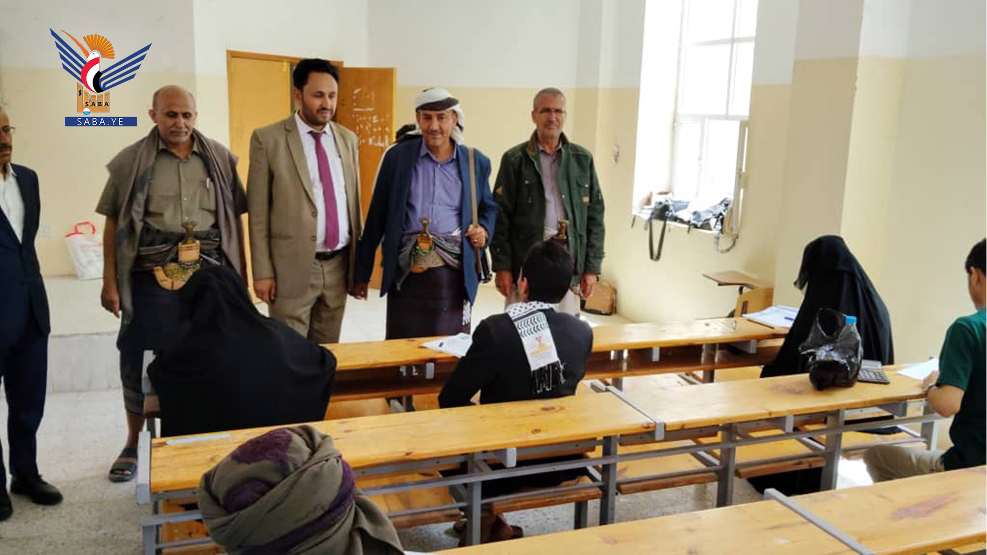 تدشين الاختبارات في كليات جامعة البيضاء