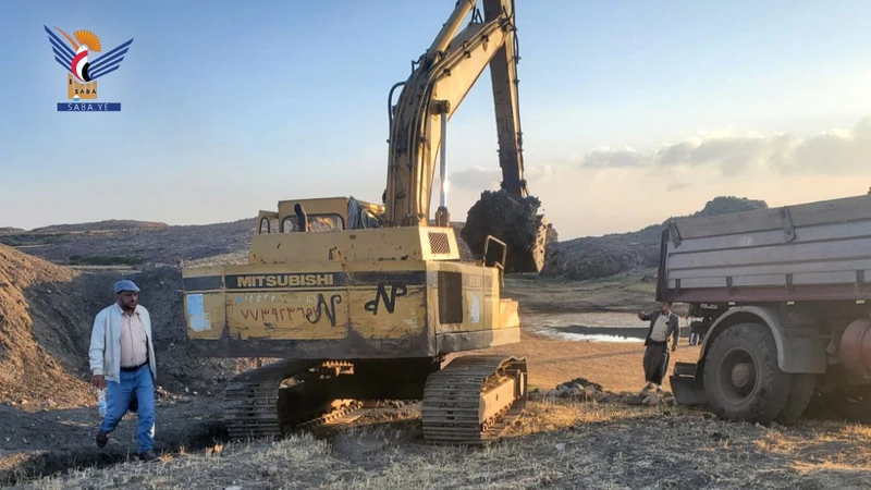 تدشين مشروع تأهيل سد عتار التاريخي بمديرية بعدان في إب