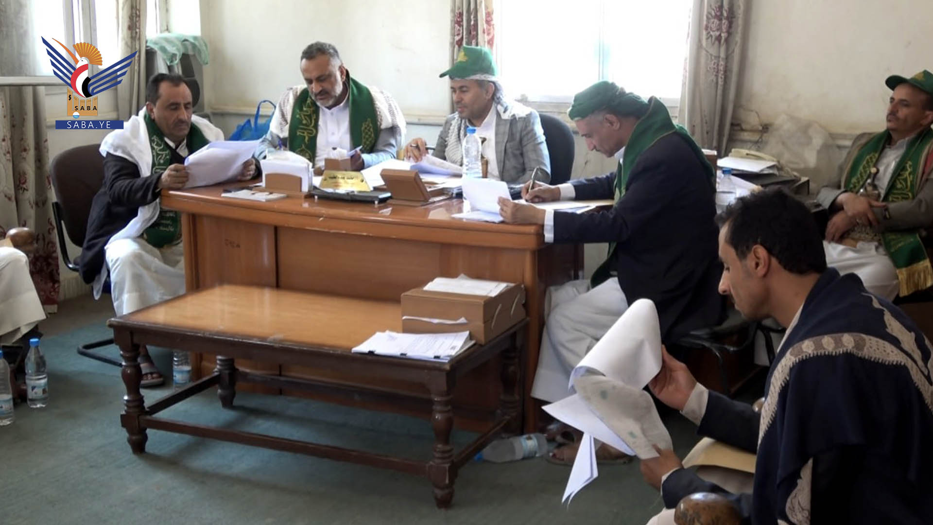 مناقشة طلبات تراخيص الآبار المقدمة للجنة حوض عمران