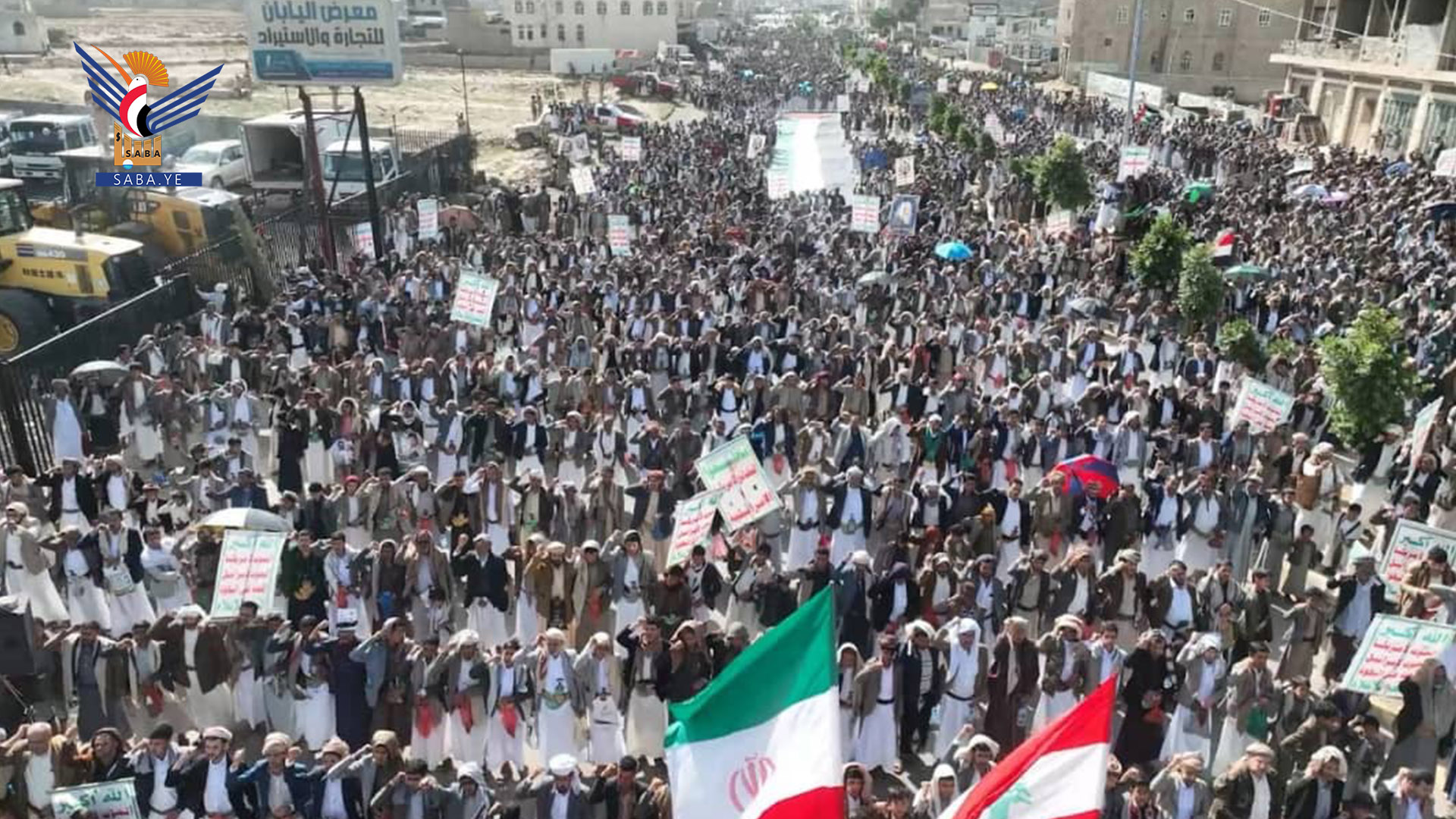 عمران.. مسيرات حاشدة في 74 ساحة تحت شعار "ثابتون مع غزة.. رغم أنف الأمريكي وجرائمه"