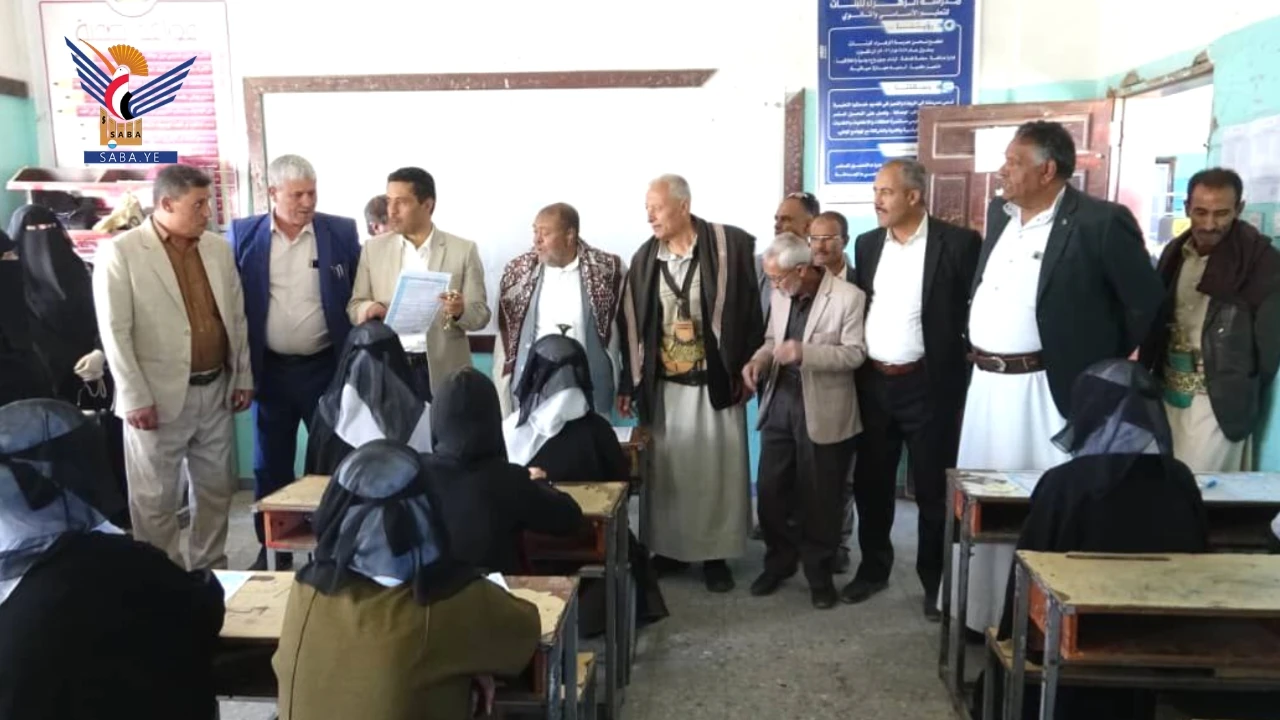 تدشين اختبارات الفصل الدراسي الثاني بمدارس محافظة ذمار