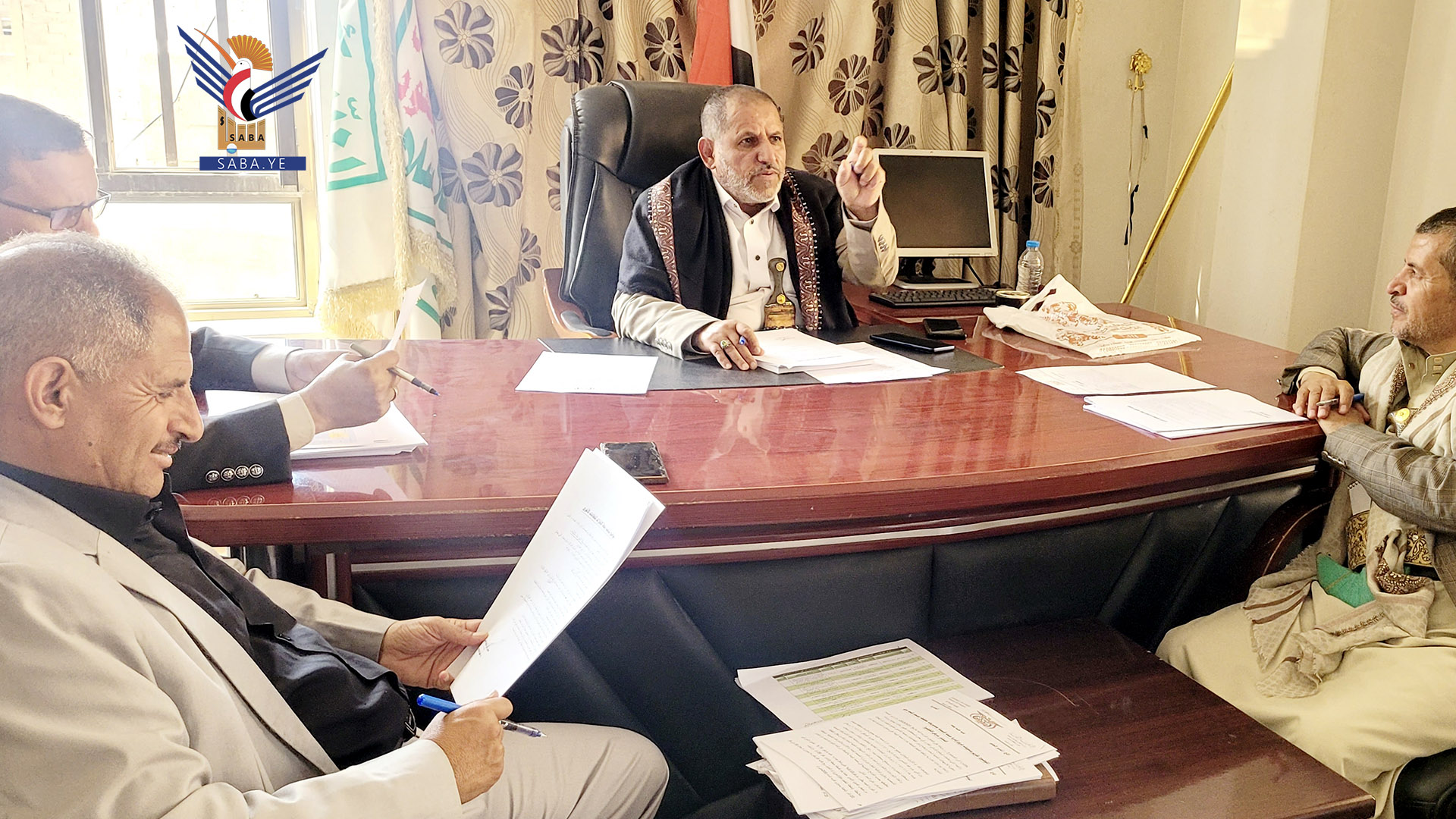 مناقشة إجراءات مواجهة الكوليرا في محافظة صنعاء مناقشة إجراءات مواجهة الكوليرا في محافظة صنعاء