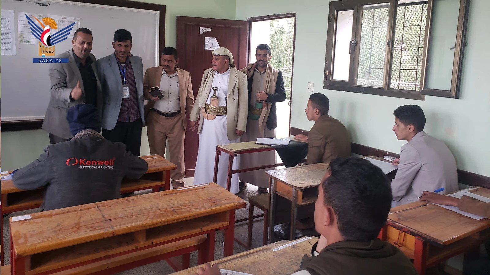 تفقد سير اختبارات الشهادة الثانوية في مدينة المحويت