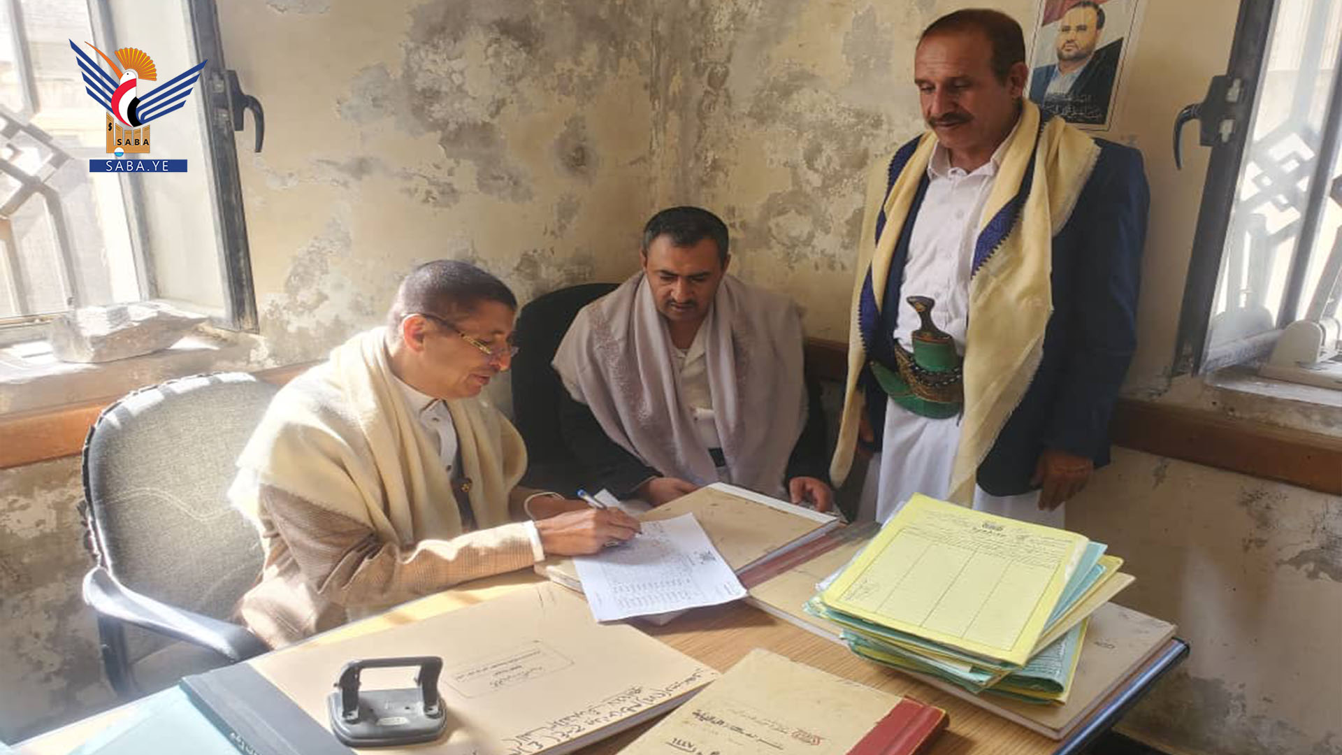 رئيس نيابة استئناف حجة يتفّقد الانضباط عقب إجازة عيد الفطر المبارك