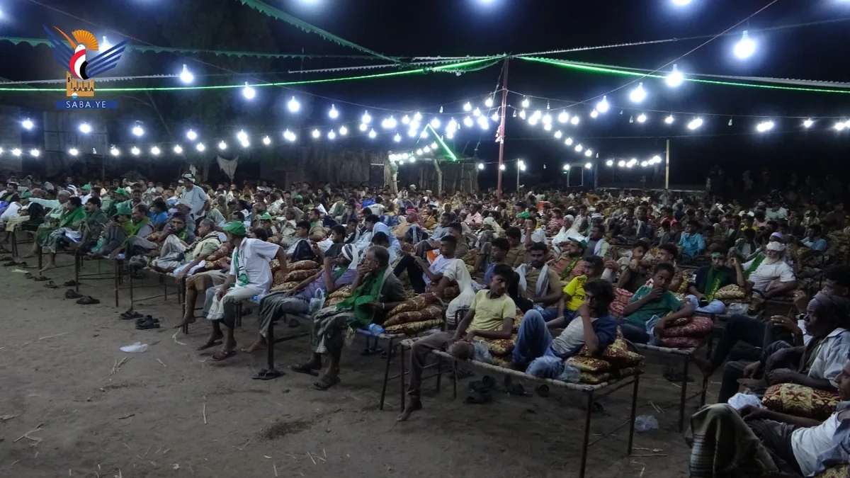 أمسية بالقناوص بمحافظة الحديدة بذكرى المولد النبوي