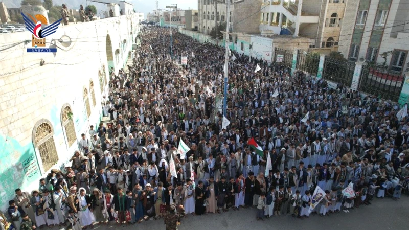 حجة.. 302 مسيرة حاشدة نصرةً للشعب الفلسطيني وتأكيدا على الاستعداد للجولة القادمة