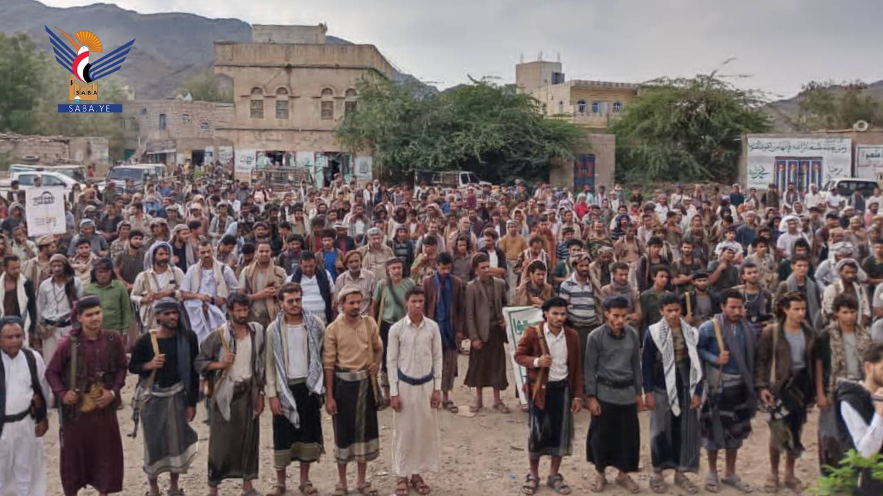 أبناء تعز يحتشدون في 91 ساحة إحياءً ليوم القدس العالمي وانتصارًا لفلسطين