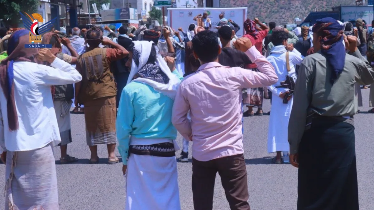 مسيرات جماهيرية في ذمار إحياءً للعيد الـ12 لثورة 21 سبتمبر
