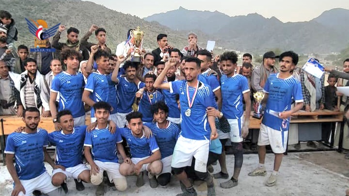 اختتام منافسات دوري الشهيد الرياضي في مديرية ماوية بتعز