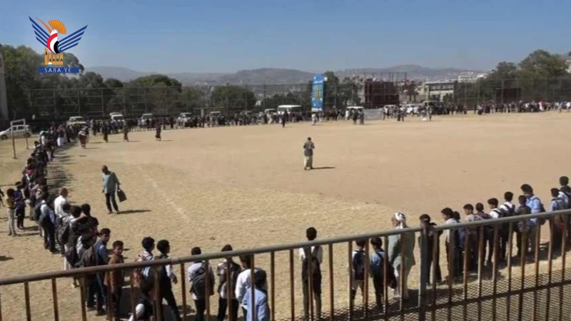 وقفة في مديرية المشنة بإب تأكيدا على ثبات الموقف ووفاءً للشهداء