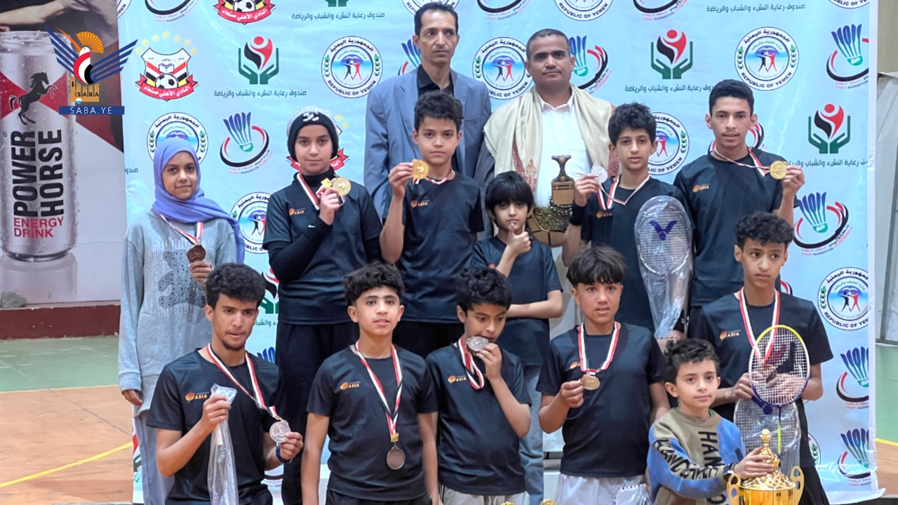 اختتام بطولة المستقبل للريشة الطائرة وتكريم الأبطال بصنعاء