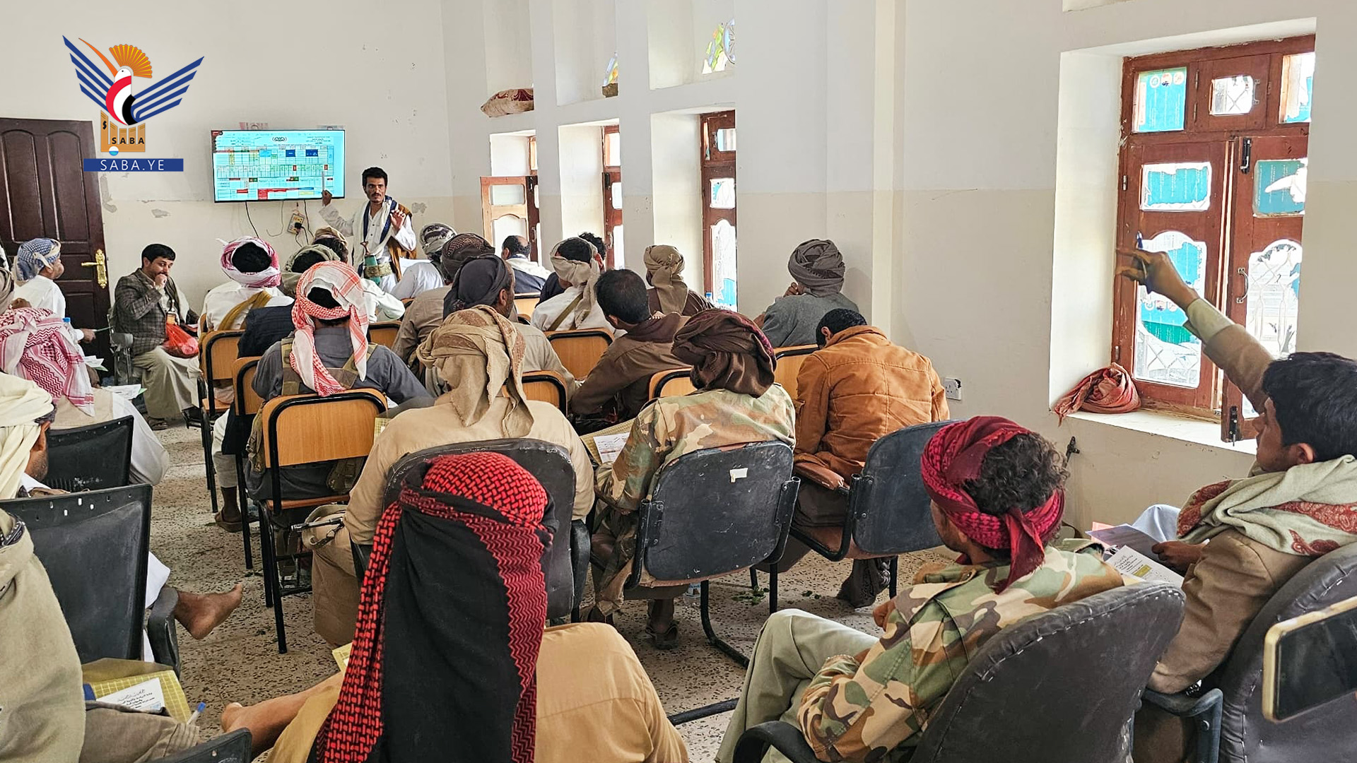 ورشة عمل لفريق المسح الزراعي بمديريتي الحزم والمصلوب في الجوف